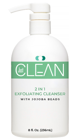 2 in 1 Exfoliating Cleanser with Jojoba Beads